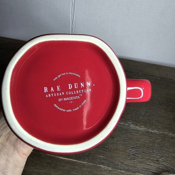 NWT Rae Dunn Artisan Better Together Valentine's Day Heart Topper Red Mug - Picture 10 of 10